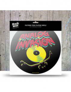 Rock On Wall Analog Invasion - Tappetino Antistatico Per Giradischi