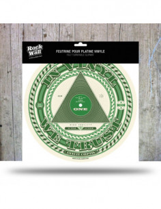Rock On Wall In Vinyl We Trust - Tappetino Antistatico Per Giradischi