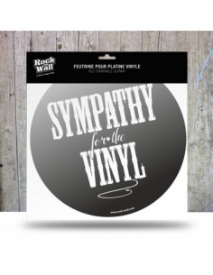 Rock On Wall Sympaty For The Vinyl - Tappetino Antistatico Per Giradischi