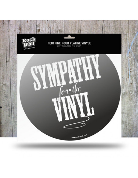 Rock On Wall Sympaty For The Vinyl - Tappetino Antistatico Per Giradischi