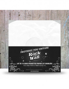 Rock On Wall Buste Di Carta Per Vinile Doppio( Bianco) ( 10 Pz.) - Buste Di Carta Per Vinile Doppio (Bianco) (10 Pz.)