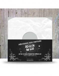 Rock On Wall Buste Di Carta Per Vinile( Bianco) ( 10 Pz.) - Buste Di Carta Per Vinile (Bianco) (10 Pz.)