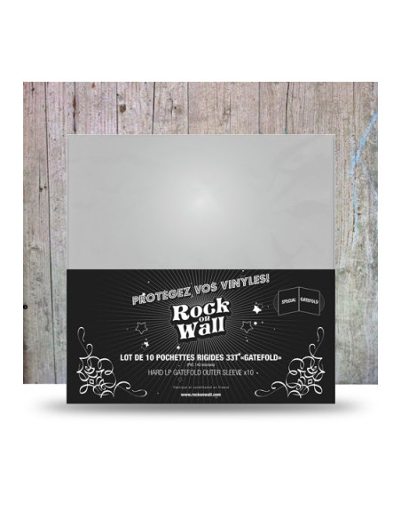 Rock On Wall Buste Rigide Trasparenti Per Vinile( 10 Pz.) - Buste Rigide Trasparenti Per Vinile (10 Pz.)