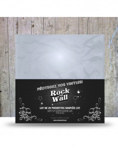 Rock On Wall Buste Trasparenti Di Protezione Per Vinile( 25 Pz.), - Buste Trasparenti Di Protezione Per Vinile (25 Pz.),