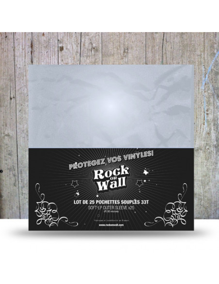 Rock On Wall Buste Trasparenti Di Protezione Per Vinile( 25 Pz.), - Buste Trasparenti Di Protezione Per Vinile (25 Pz.),