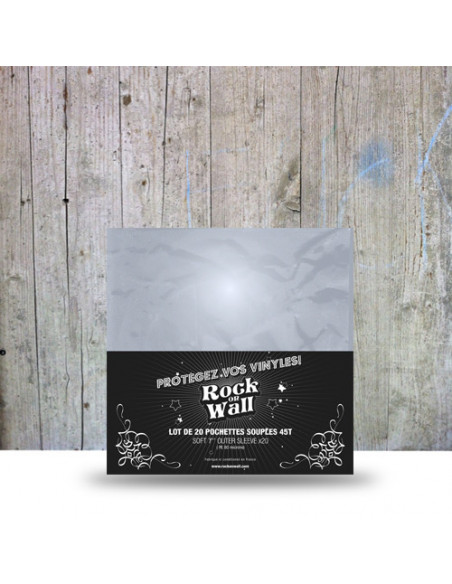 Rock On Wall Buste Trasparenti Di Protezione Per( 7") ( 20 Pz.) - Buste Trasparenti Di Protezione Per (7") (20 Pz.)