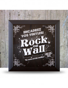 Rock On Wall - Cornice Per Lp (Nero)