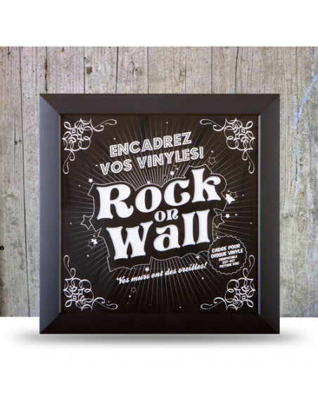 Rock On Wall - Cornice Per Lp (Nero)