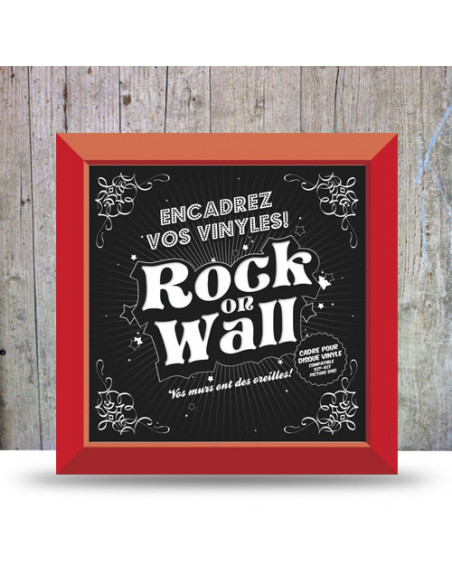 Rock On Wall Cornice Per Lp( Rosso) - Cornice Per Lp (Rosso)