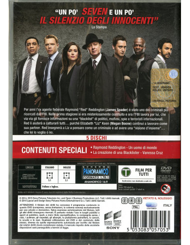 The Blacklist Stg.2 (Box 6 Dvd)