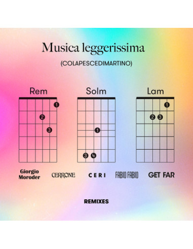 Colapesce, Dimartino - Musica Leggerissima - Remixes - 2Lp Ne