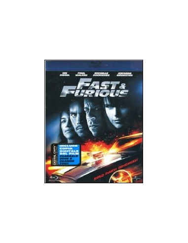 Fast And Furious - Solo Parti Originali (Blu Ray + Digital Copy)
