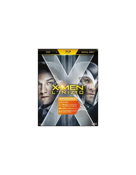 X Men - L'Inizio (Blu Ray + Dvd + Copia Digitale)
