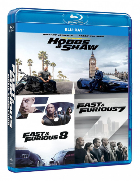 Fast and Furious - Hobbs And Shaw Collection (3 Blu Ray)