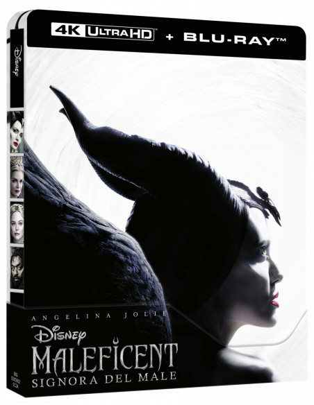 Maleficent - Signora Del Male (4K Ultra HD + Blu Ray) Steelbook