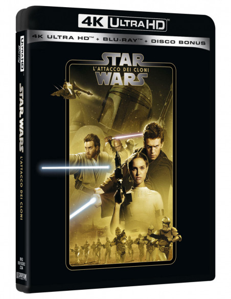 Star Wars - Episodio II - L'Attacco Dei Cloni (4K Ultra HD + 2 Blu Ray)