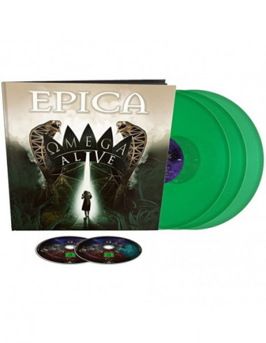 Epica - Omega Alive - Colored green...
