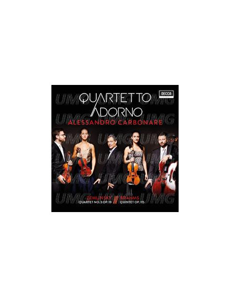 Quartetto Adorno, Carbonare Alessandro - Quintetto Per Per Clarinetto Quartetto N.3 - (CD)