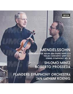 Mintz, Prosseda, Flanders Simp. Orch. - Concertos Mwv O 3,4 String Simphony No.10 - (CD)