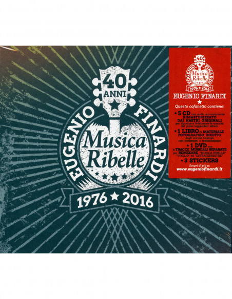 Finardi Eugenio - 40 Anni Di Musica Ribelle (Box 5Cd+Dvd) - (CD)