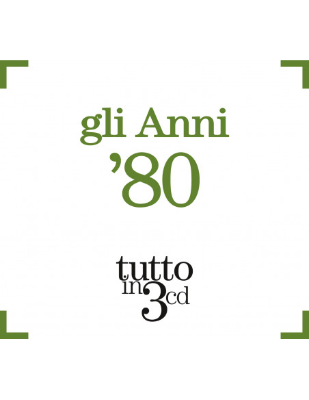 Compilation - Gli Anni 80 Tutto In 3 Cd (Box) - (CD)