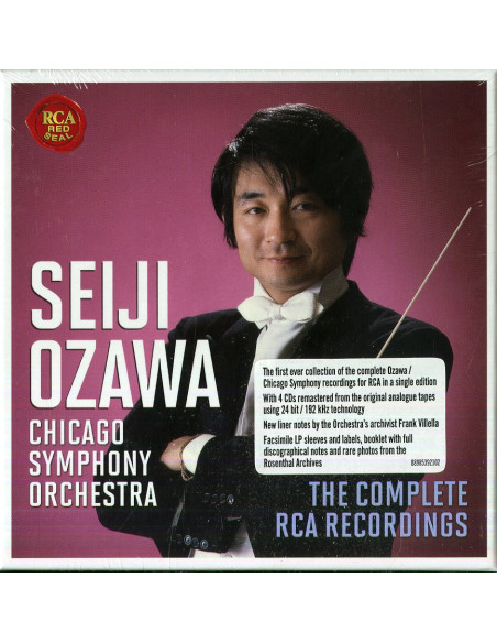 Ozawa Seiji (Direttore) - Seiji Ozawa & The Chicago Symphony Orchestra (Box6Cd)(2017) - (CD)