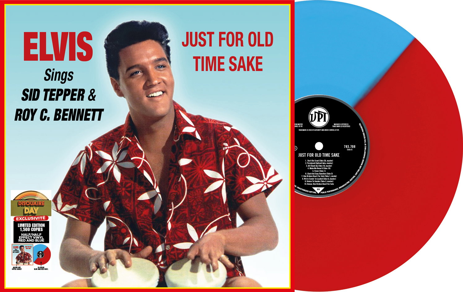Elvis Presley - Sings Sid Tepper and Roy C. Bennett (Just For Old Time Sake)(Red and Blue)(Rsd 2025)