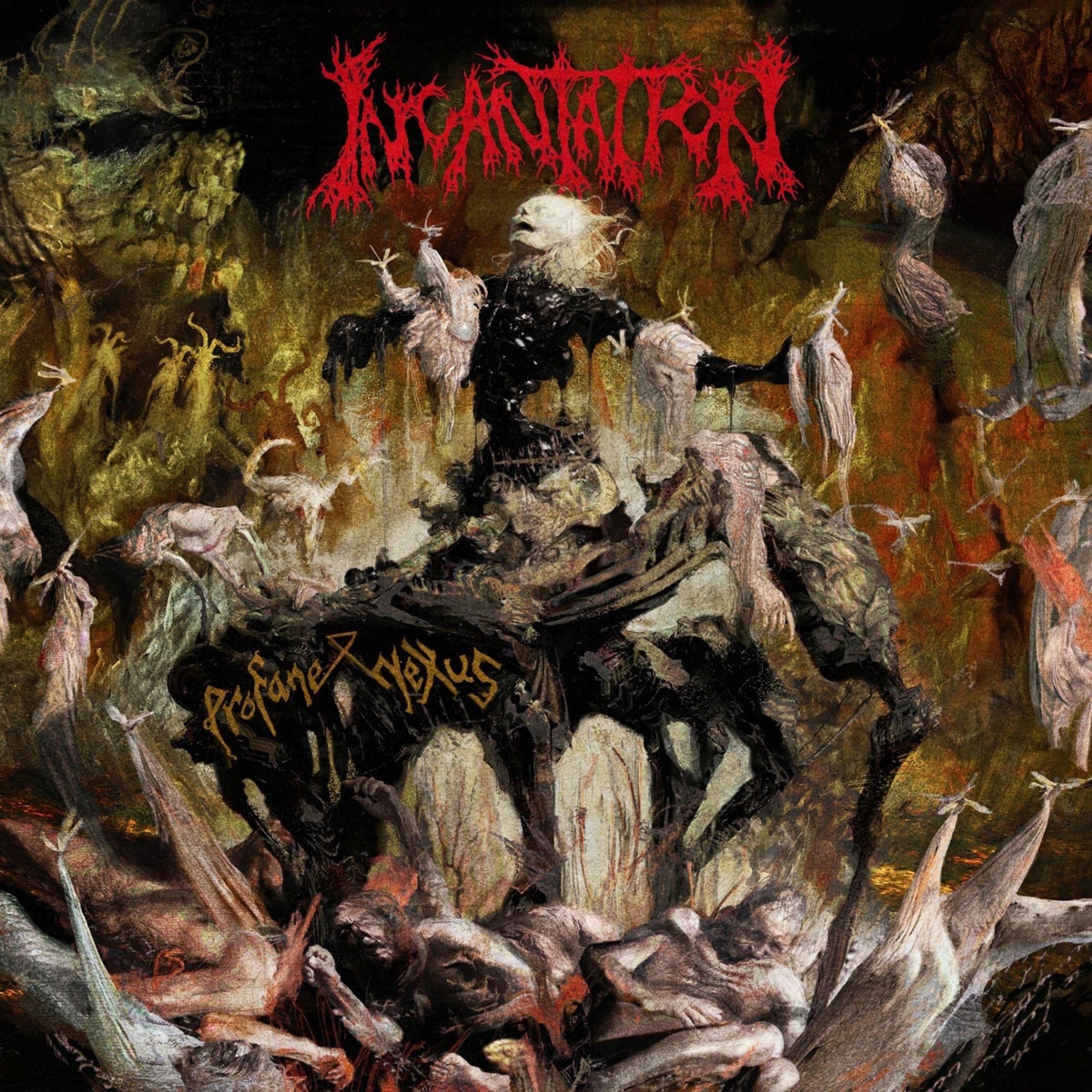 Incantation - Profane Nexus -Swamp Green With Splatter