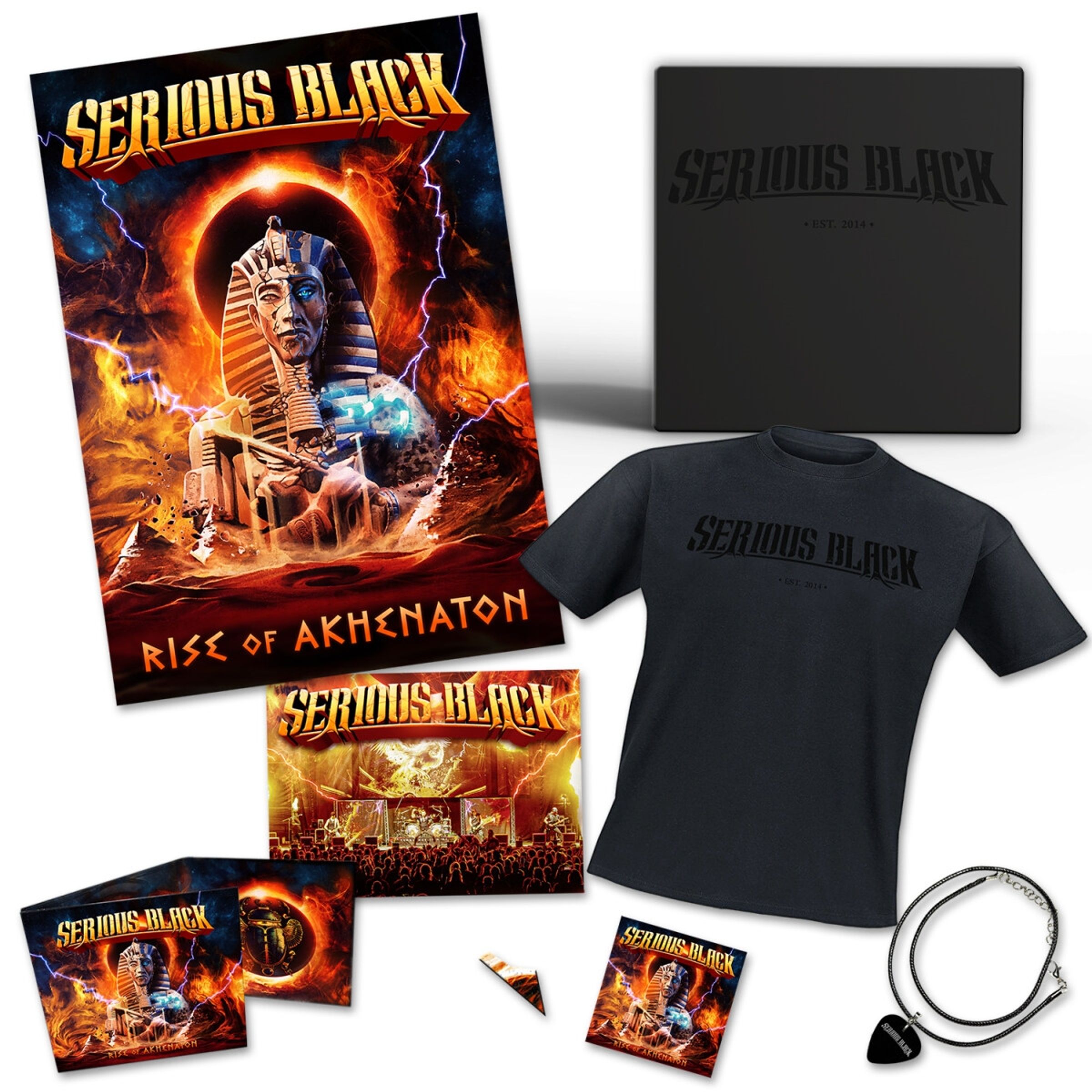 Serious Black - Rise Of Akhenaton (Incl. Shirt Xl) - (CD)