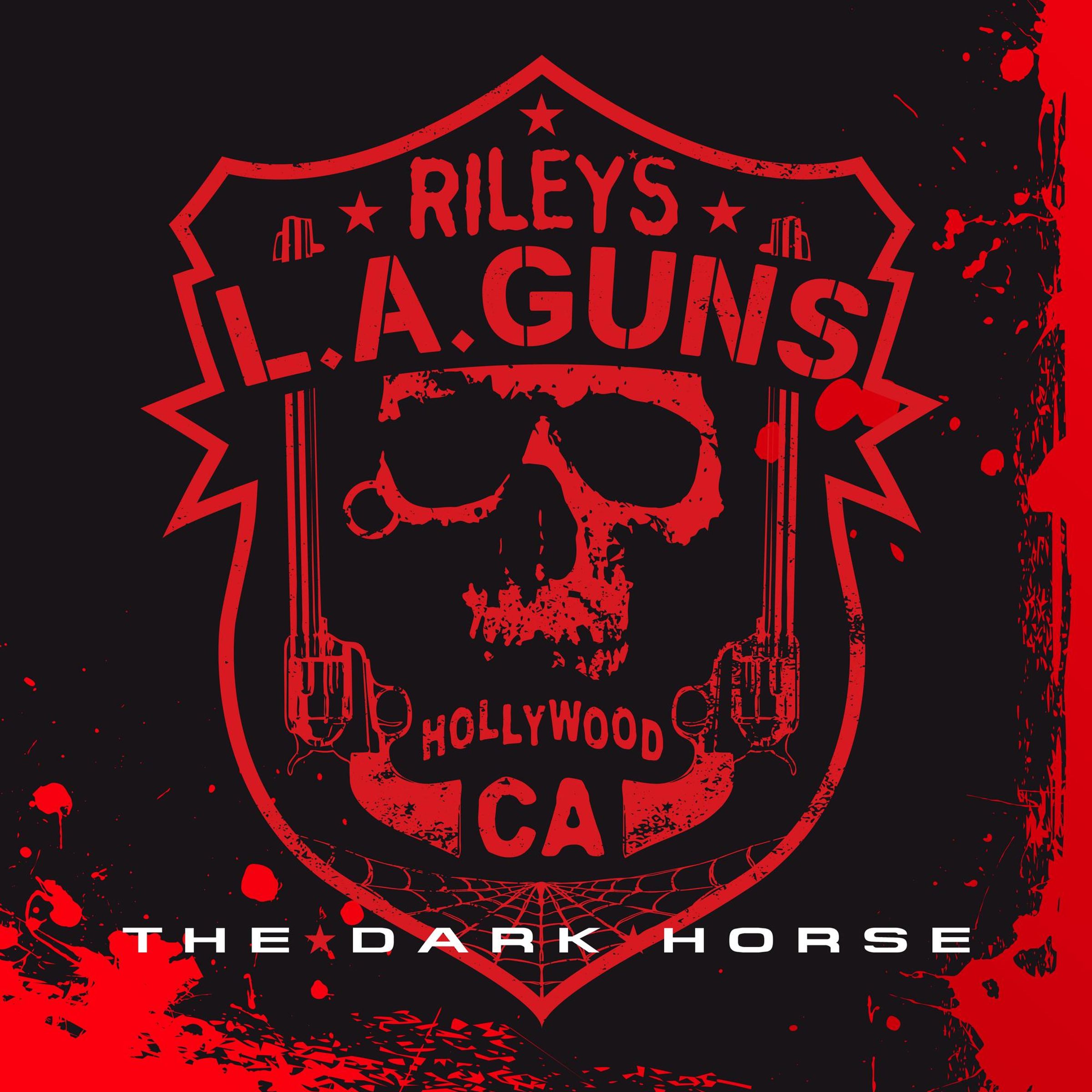 Riley'S L.A. Guns - The Dark Horse - Red and Black Marble Viny
